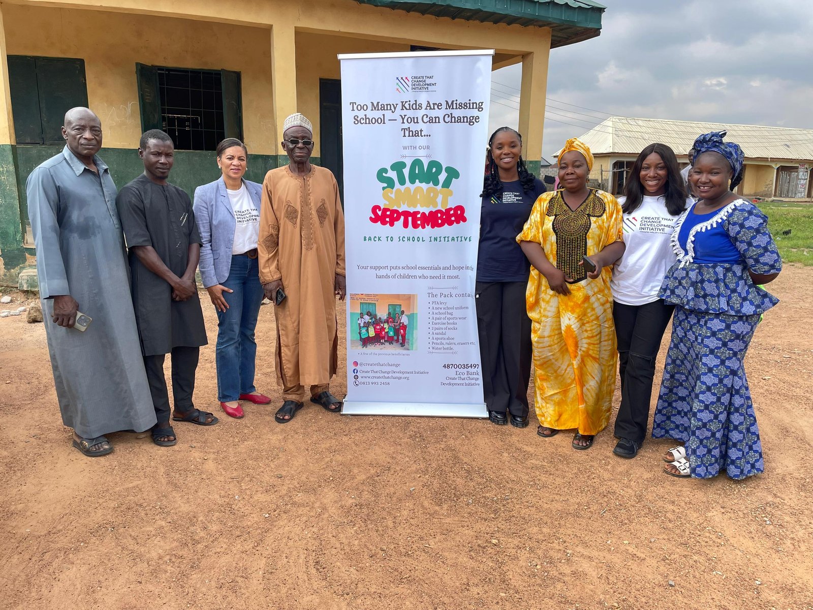 CCDI Team with Village Chief and relevant stakeholders at LGEA Primary School, Aso B, Nasarawa State.