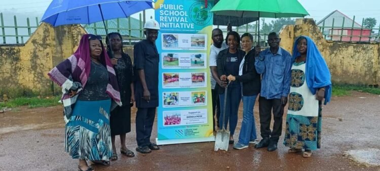 CCDI in partnership with the Swiss Embassy Break Ground on New Toilet Facility for Abuja Primary School
