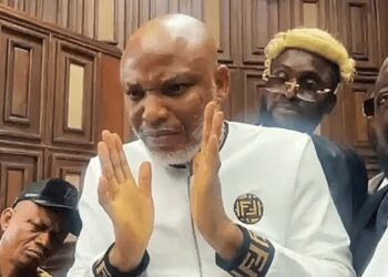 Nnamdi Kanu refuses to open defence, says there’s no charge against him