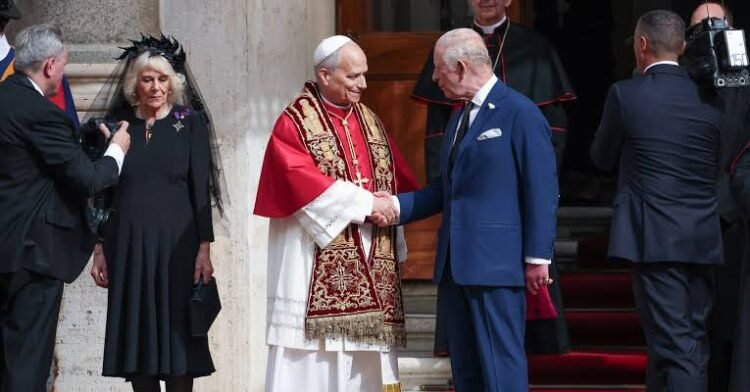 King Charles Becomes First British Monarch in Nearly 500 Years to Pray With a Pope
