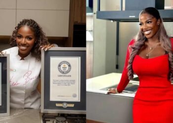 Hilda Baci Celebrates Second Guinness World Record Plaque for World’s Largest Jollof Rice Pot