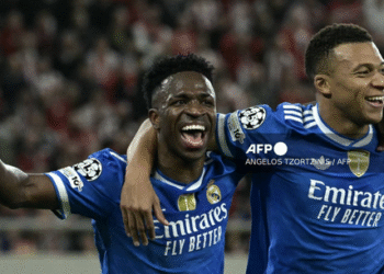 UCL: Mbappe Scores Four as Real Madrid Beat Olympiacos In Seven-Goal Thriller