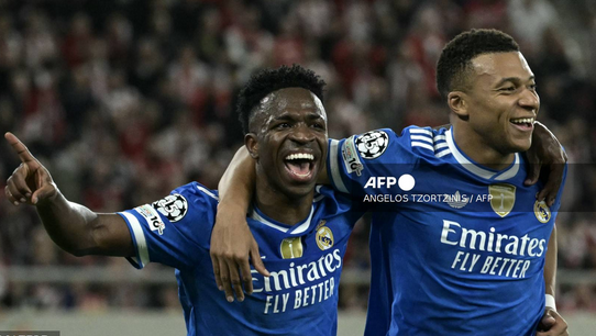 UCL: Mbappe Scores Four as Real Madrid Beat Olympiacos In Seven-Goal Thriller