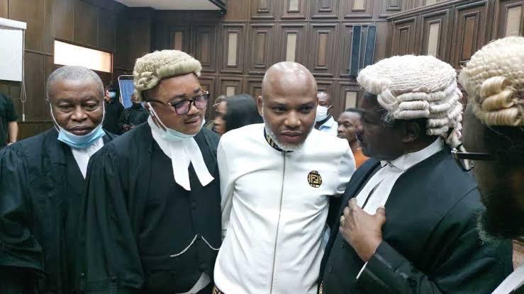 Nnamdi Kanu Finally Agrees To Meet Legal Team Ahead Of Terrorism Trial