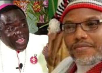 Bishop Kukah Visits Nnamdi Kanu In Sokoto Custodial Centre