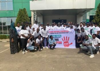 NFF Management, Staff Stage Walk Against Corruption