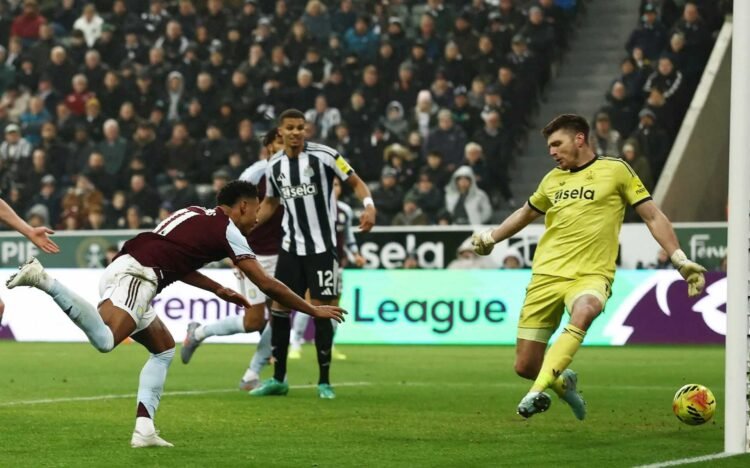 EPL: Aston Villa Beat Newcastle 2-0 To Stay In Title Hunt