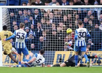 EPL: Sarr Strikes As Palace End Winless Run with Victory Over Brighton