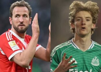 Anthony Gordon Matches Harry Kane In A Prestigious Champions League Club