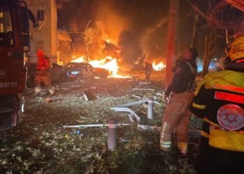 PHOTO: Tel Aviv in the aftermath of fresh Iranian missile strikes