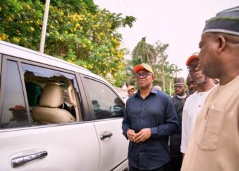 BREAKING: Peter Obi Escapes Assassination As Thugs Shoot Obidient Movement Members In Edo