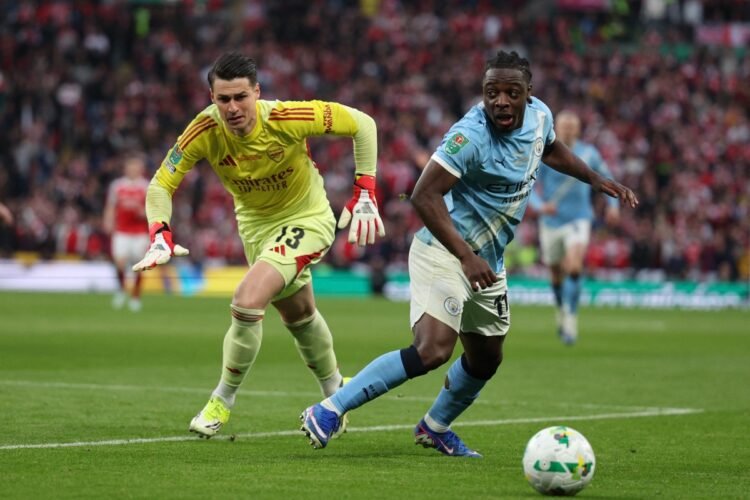 Arsenal Boss Stands By Kepa After Blunder Hands City Trophy