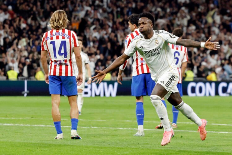 Vinicius Double Fires Real Madrid Past Atletico In 3–2 Thriller