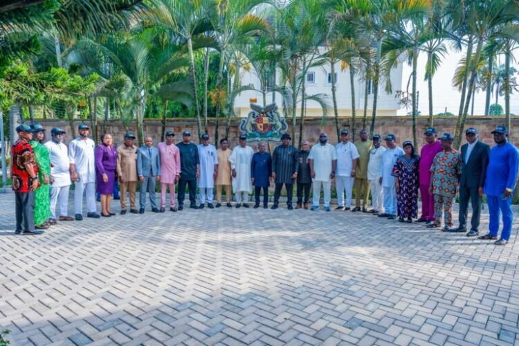 PDP chieftain joins Labour Party, meets Gov Otti