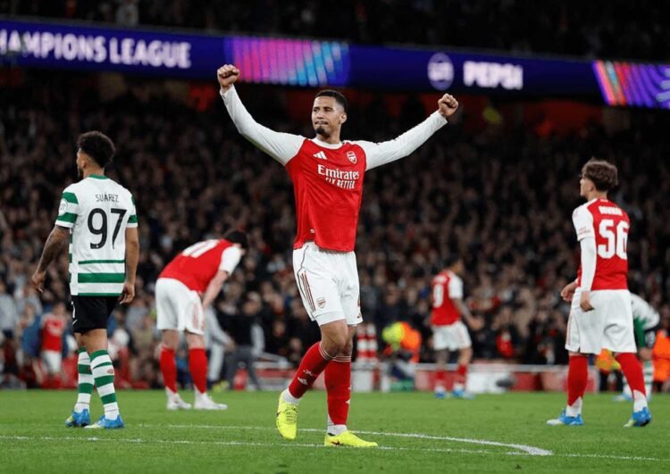 Arsenal Edge Sporting To Reach Champions League Semi-Finals