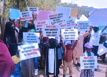 Families Protest Detention Of Alleged Coup Plot Officers, Demand Justice At National Assembly
