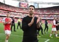 Mikel Arteta, The Man Who Built Arsenal’s Title-Winning Machine At Home During Celebration