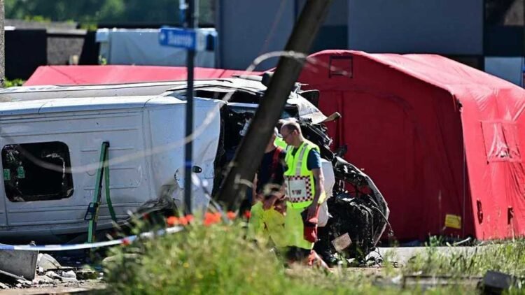 Children-Among-the Dead-After-Train Strikes School-Minibus-at-Belgian Level-Crossing